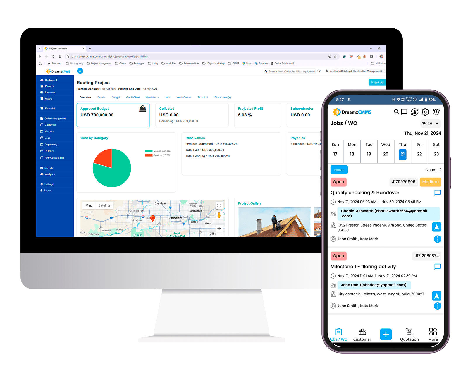 Construction Project Command Center